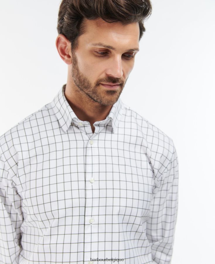 vêtements Barbour chemise active country hanstead mi olive Hommes T2L6ZP458