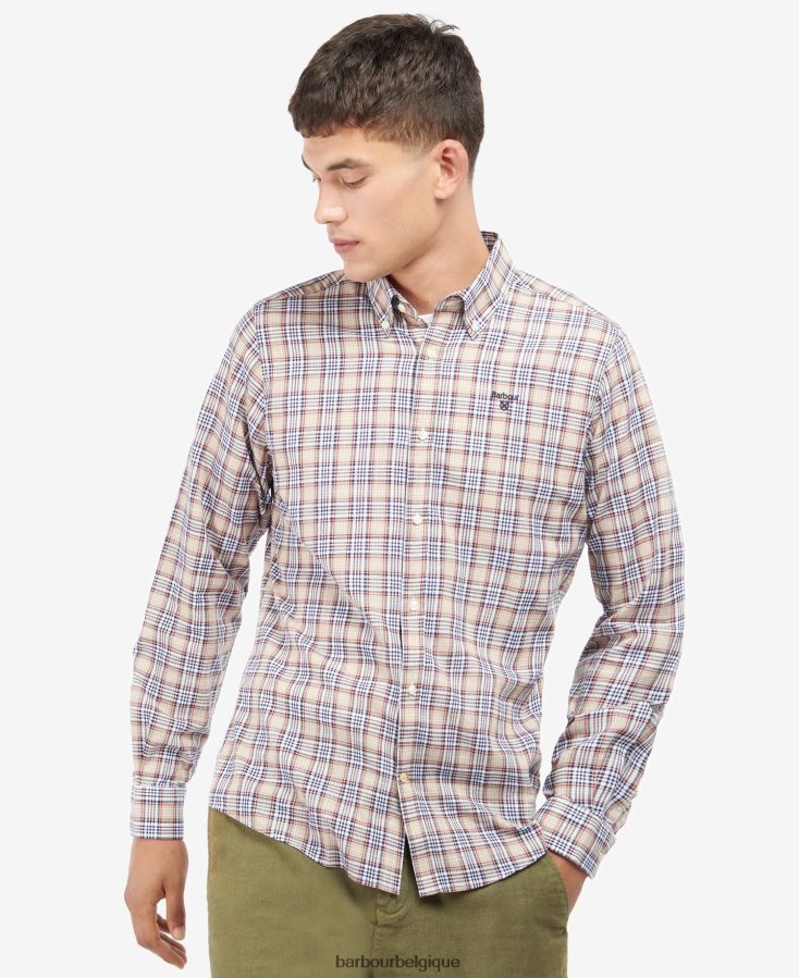 vêtements Barbour chemise ajustée Spillman pierre Hommes T2L6ZP450