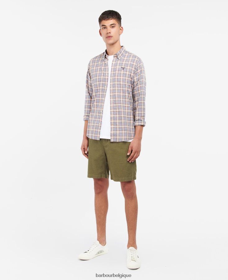 vêtements Barbour chemise ajustée Spillman pierre Hommes T2L6ZP450