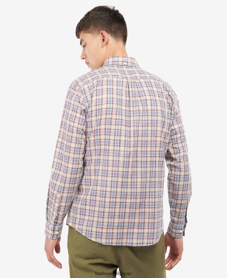 vêtements Barbour chemise ajustée Spillman pierre Hommes T2L6ZP450