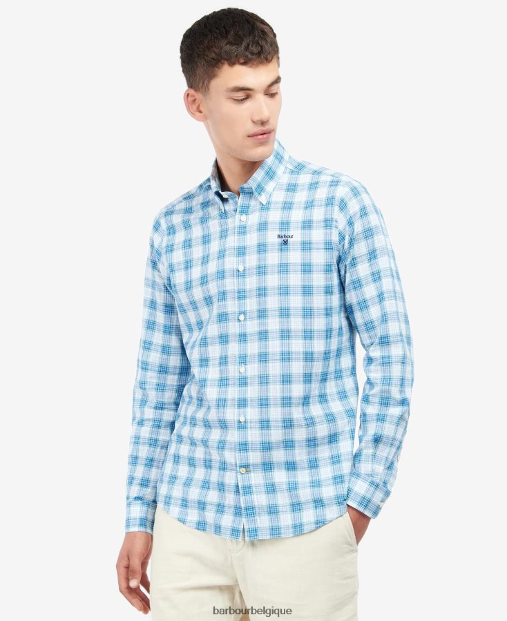 vêtements Barbour chemise ajustée Spillman pierre Hommes T2L6ZP462