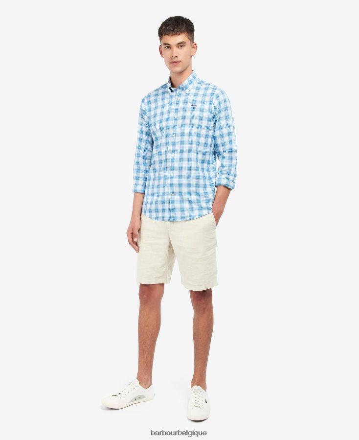 vêtements Barbour chemise ajustée Spillman pierre Hommes T2L6ZP462