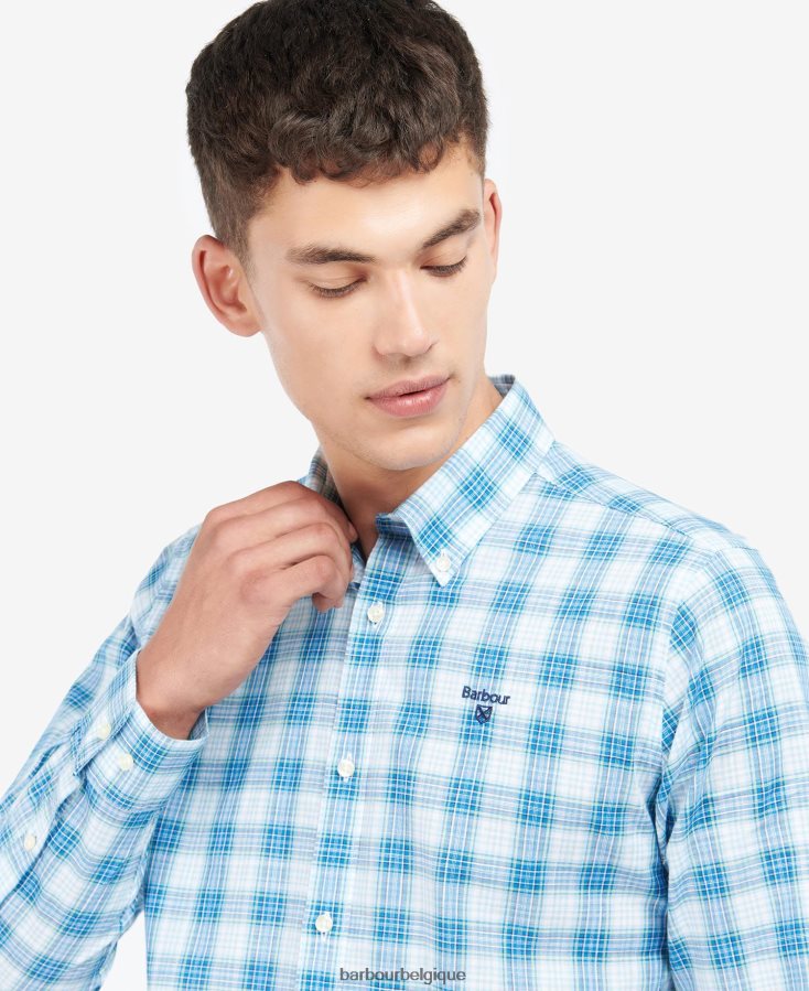 vêtements Barbour chemise ajustée Spillman pierre Hommes T2L6ZP462