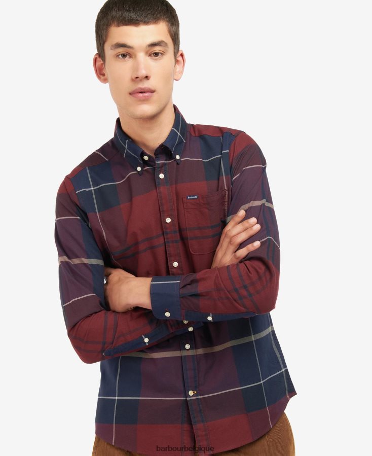 vêtements Barbour chemise ajustée Stirling tartan cordouan Hommes T2L6ZP415