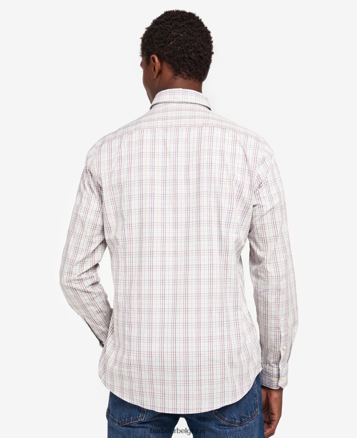 vêtements Barbour chemise ajustée alnwick pierre Hommes T2L6ZP495