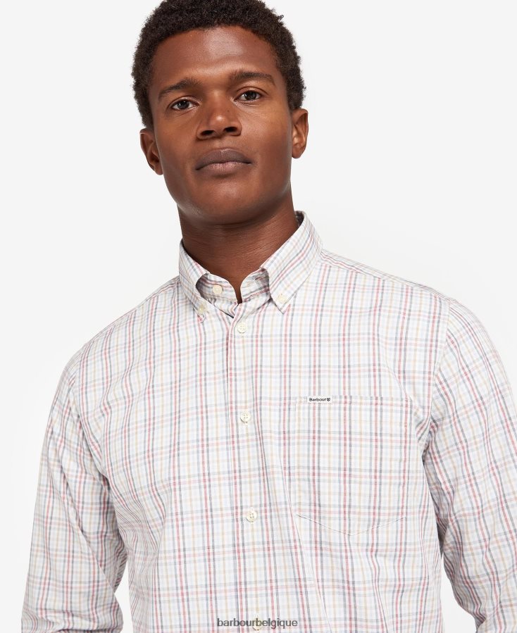 vêtements Barbour chemise ajustée alnwick pierre Hommes T2L6ZP495