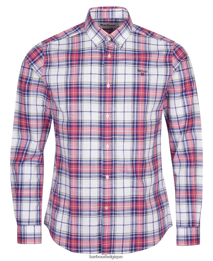 vêtements Barbour chemise ajustée blakelow murmure blanc Hommes T2L6ZP355