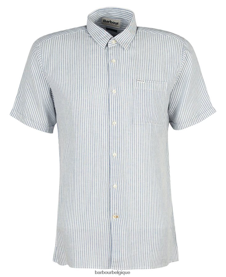 vêtements Barbour chemise ajustée deerpark olive Hommes T2L6ZP521