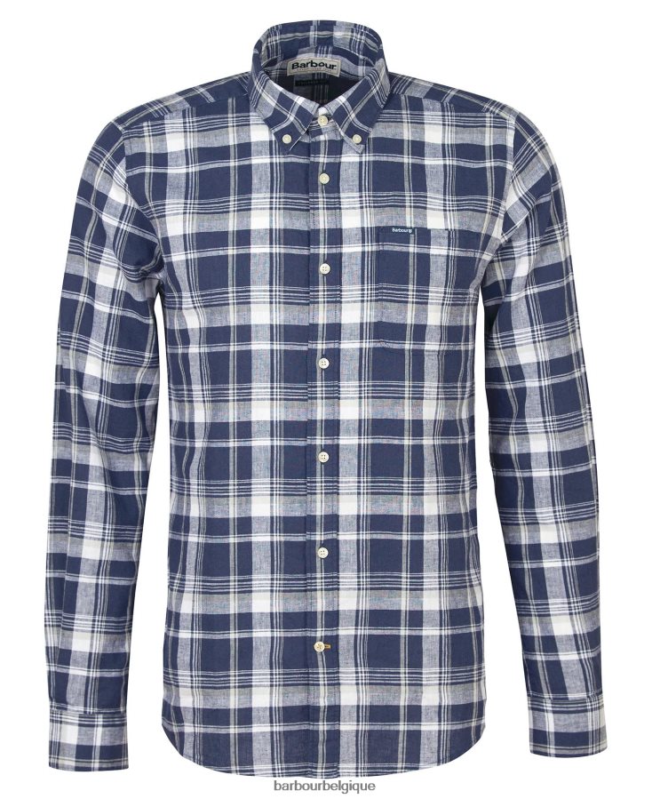 vêtements Barbour chemise ajustée ezra rouiller Hommes T2L6ZP505