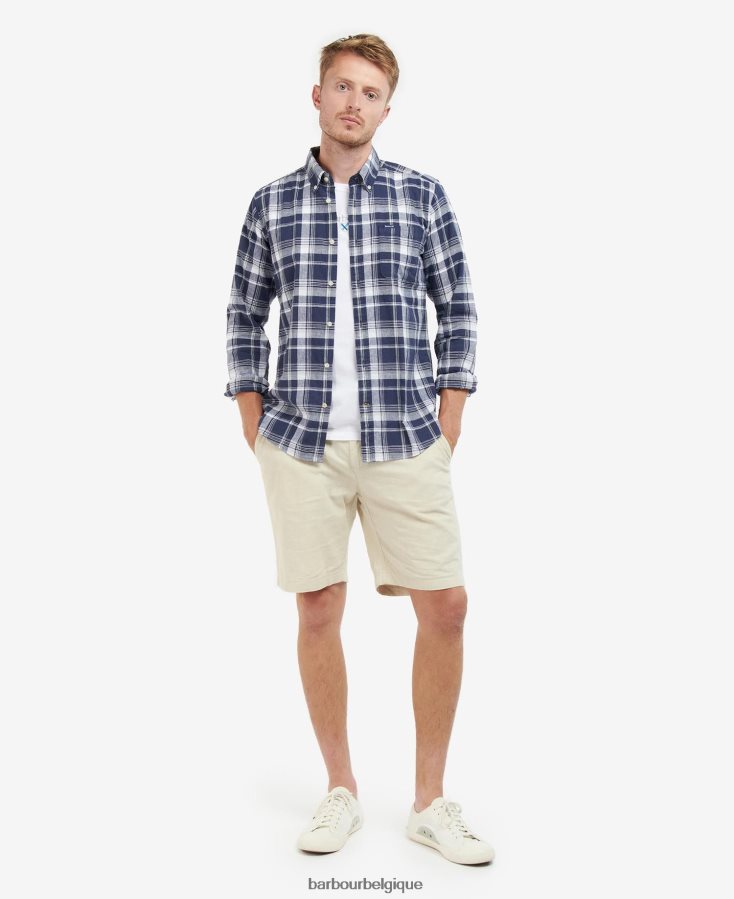 vêtements Barbour chemise ajustée ezra rouiller Hommes T2L6ZP505