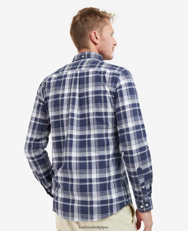 vêtements Barbour chemise ajustée ezra rouiller Hommes T2L6ZP505