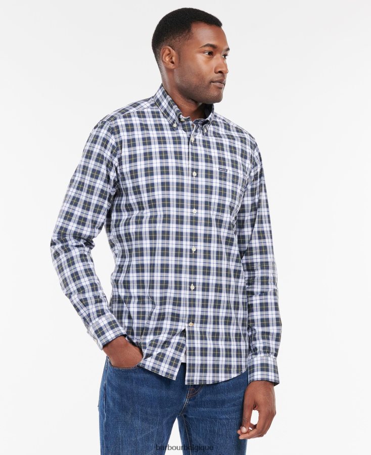 vêtements Barbour chemise ajustée foxlow piment rouge Hommes T2L6ZP377