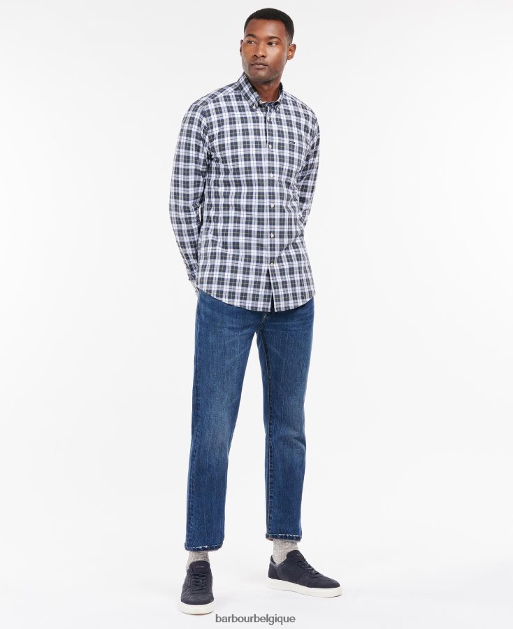 vêtements Barbour chemise ajustée foxlow piment rouge Hommes T2L6ZP377