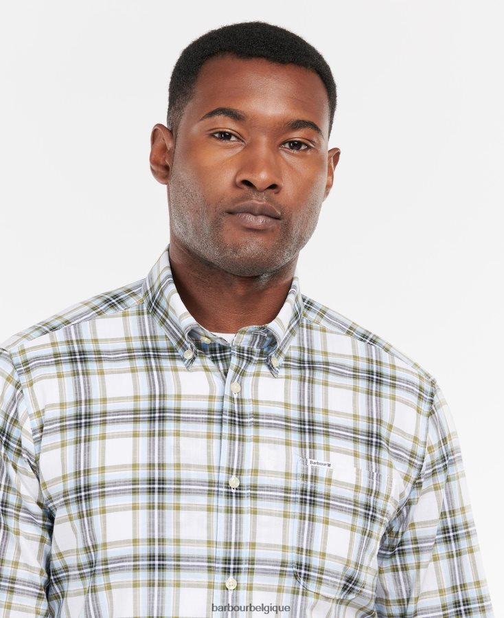 vêtements Barbour chemise ajustée hartcliff rouge Hommes T2L6ZP454