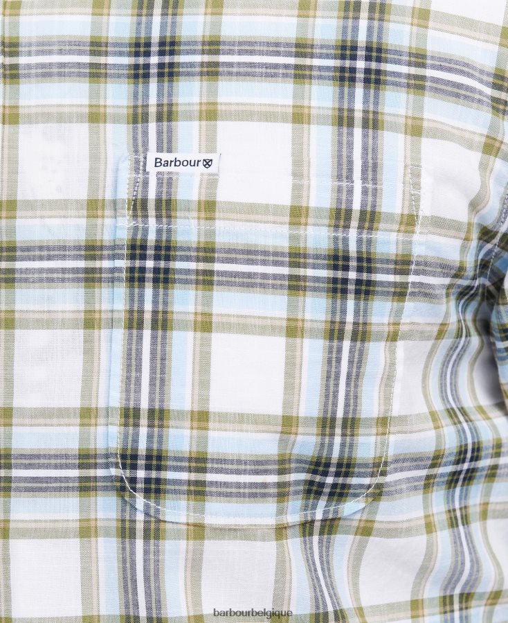 vêtements Barbour chemise ajustée hartcliff rouge Hommes T2L6ZP454