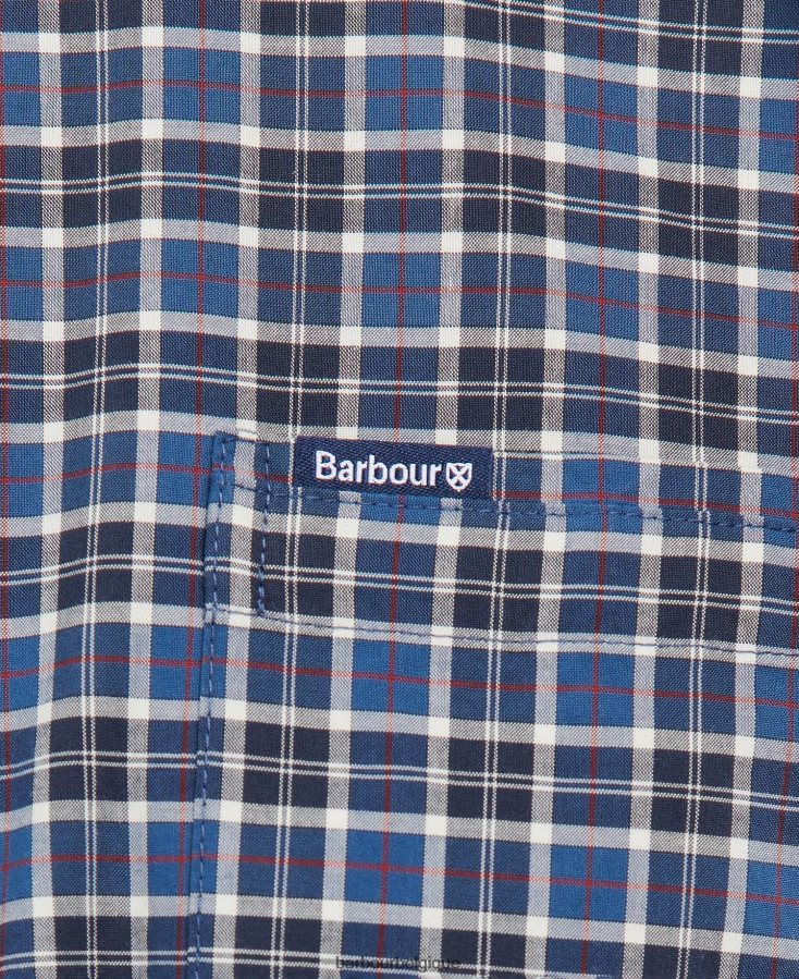 vêtements Barbour chemise ajustée lomond tartan de minuit Hommes T2L6ZP329