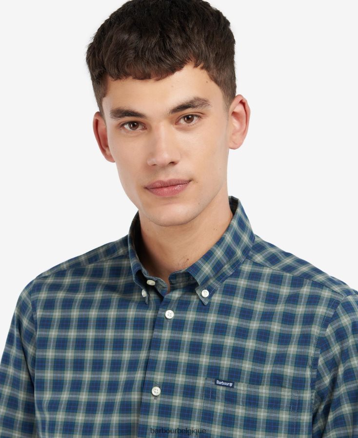 vêtements Barbour chemise ajustée lomond tartan sable amble Hommes T2L6ZP339