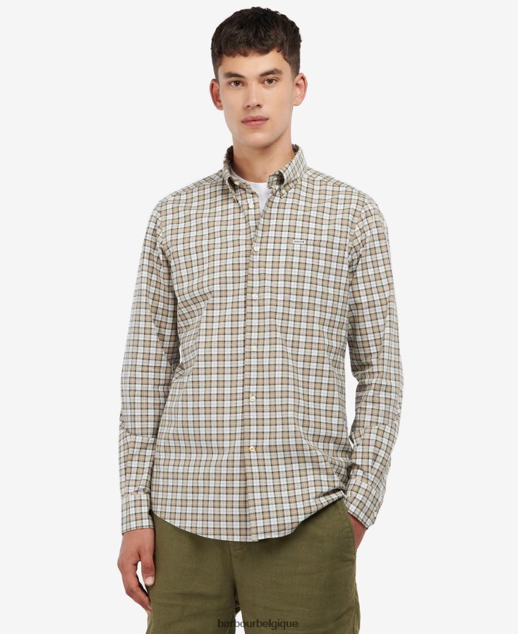 vêtements Barbour chemise ajustée lomond tartan sable amble Hommes T2L6ZP449