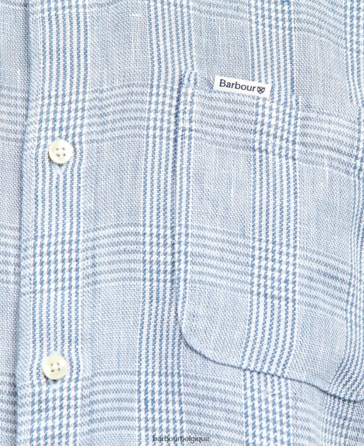 vêtements Barbour chemise ajustée marwood chambray Hommes T2L6ZP344