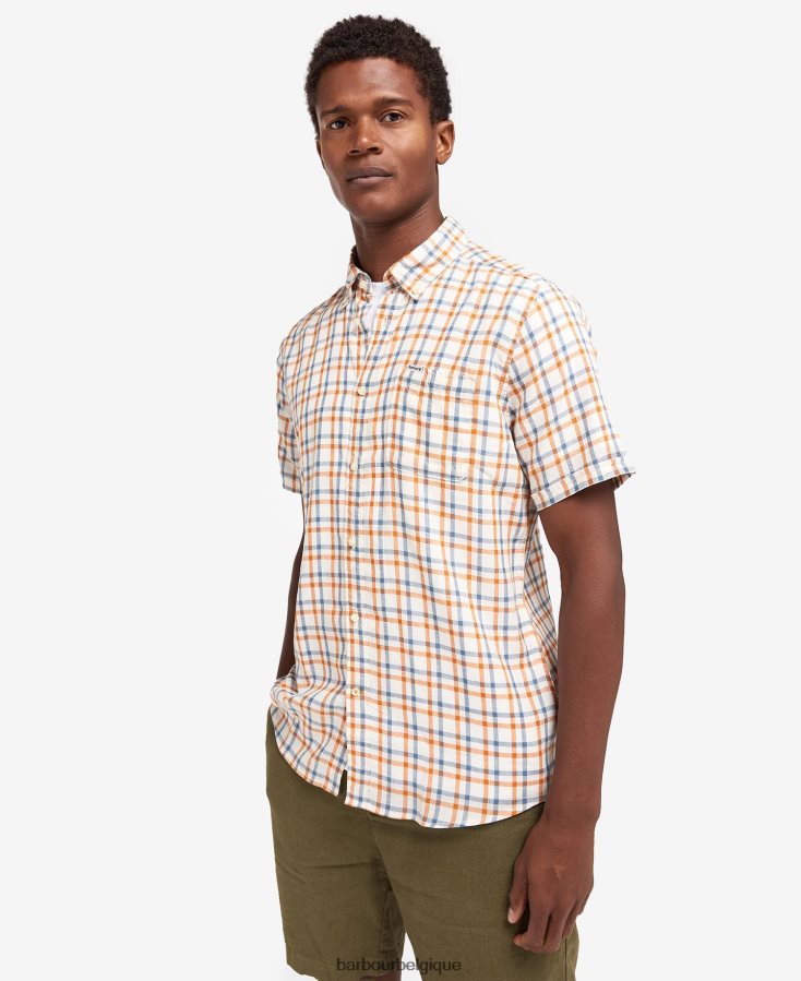 vêtements Barbour chemise ajustée olive Hommes T2L6ZP436