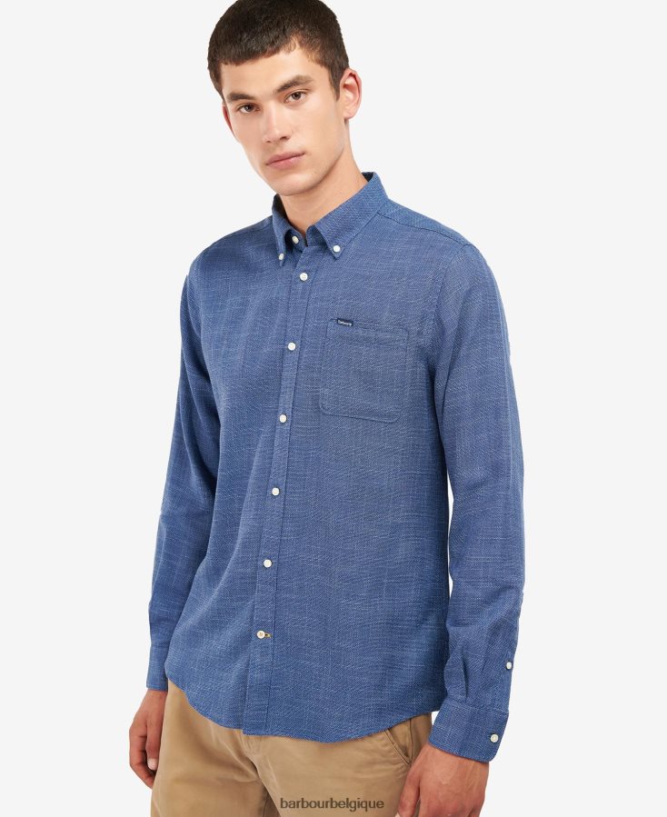vêtements Barbour chemise ajustée ramport Un jean bleu Hommes T2L6ZP388