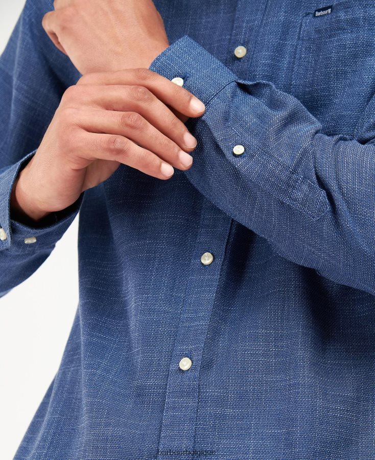 vêtements Barbour chemise ajustée ramport Un jean bleu Hommes T2L6ZP388