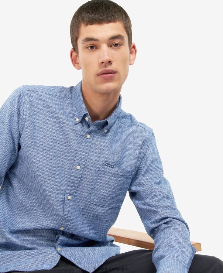 vêtements Barbour chemise ajustée robfell chambray Hommes T2L6ZP519