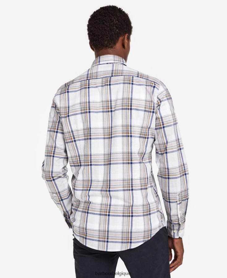 vêtements Barbour chemise ajustée sunhill rouge classique Hommes T2L6ZP500