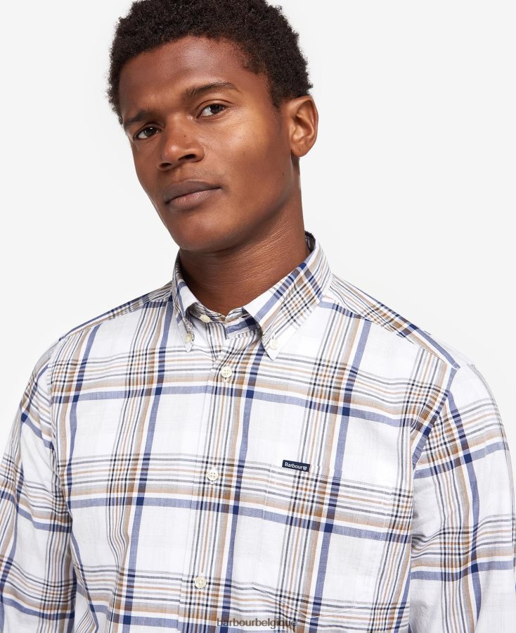 vêtements Barbour chemise ajustée sunhill rouge classique Hommes T2L6ZP500