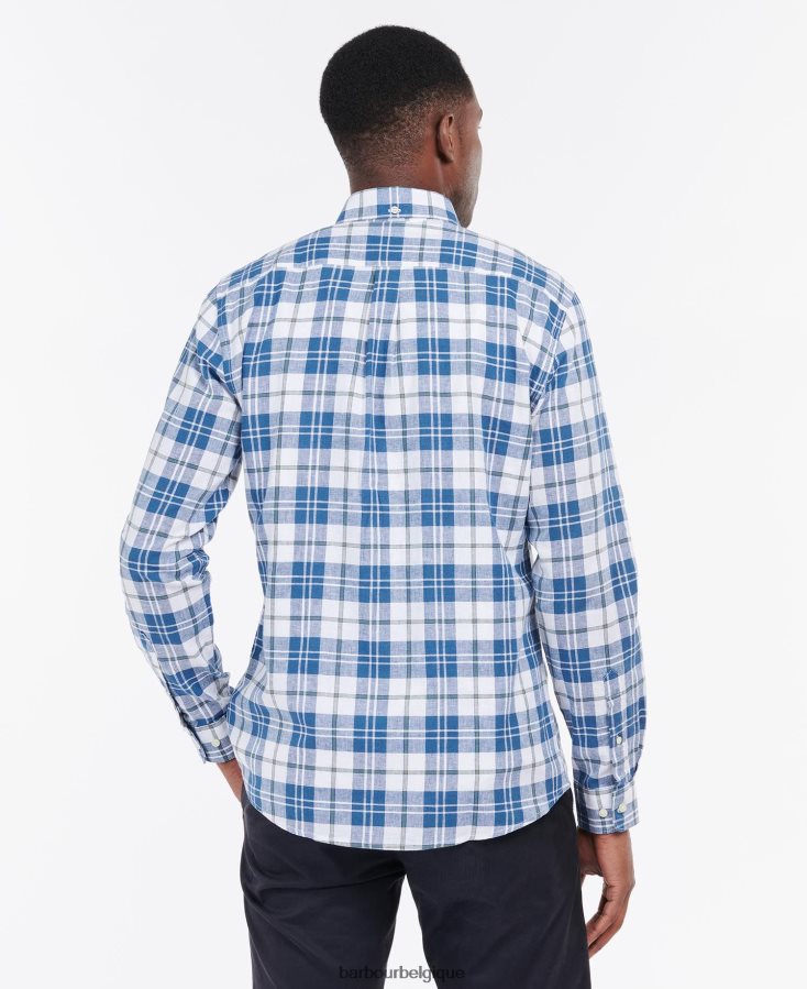 vêtements Barbour chemise ajustée thorpe blanc Hommes T2L6ZP340