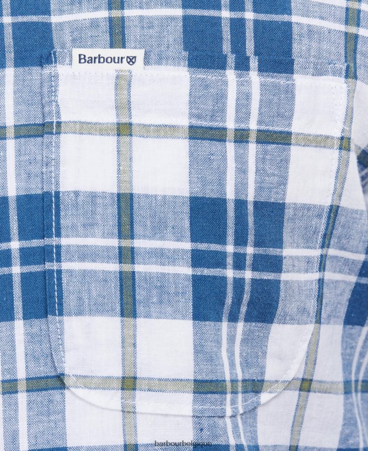 vêtements Barbour chemise ajustée thorpe blanc Hommes T2L6ZP340