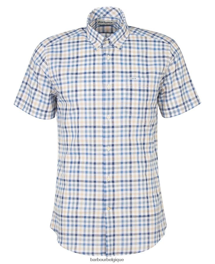 vêtements Barbour chemise barbout kinson rose classique Hommes T2L6ZP441