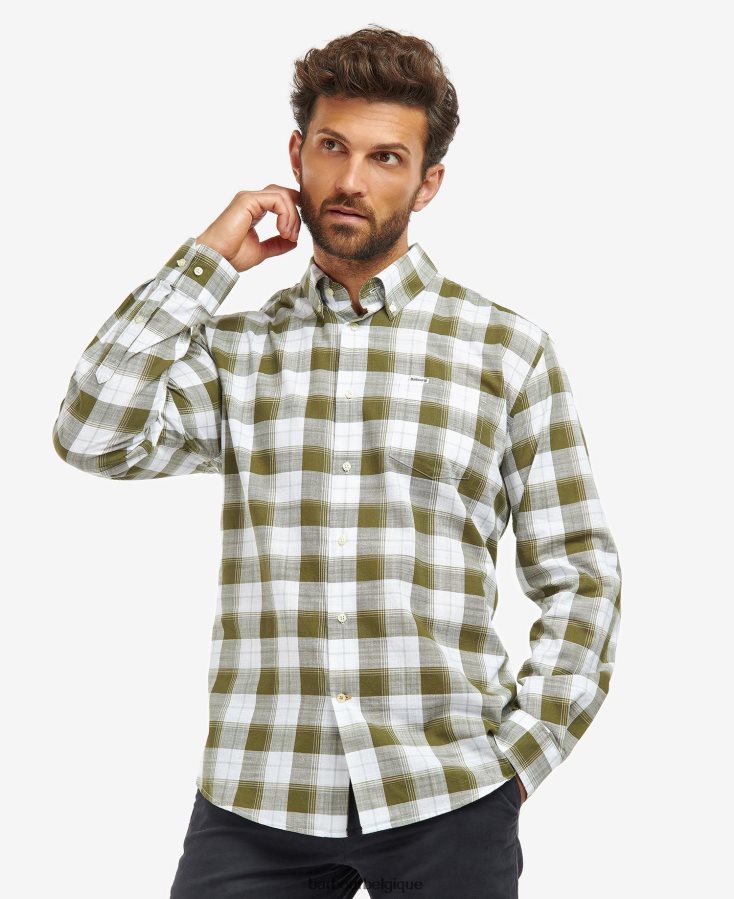 vêtements Barbour chemise broxfield regular à carreaux bleu classique Hommes T2L6ZP485
