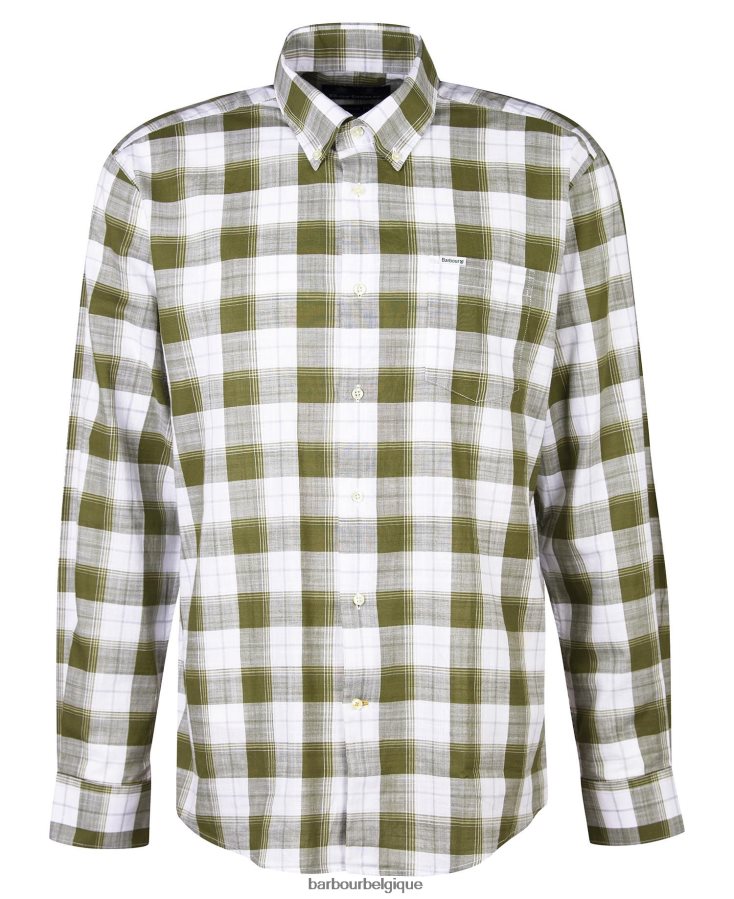 vêtements Barbour chemise broxfield regular à carreaux bleu classique Hommes T2L6ZP485