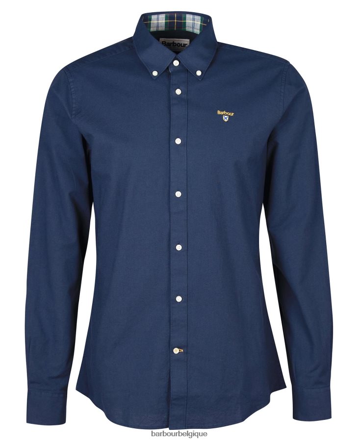 vêtements Barbour chemise camford sur mesure blanc Hommes T2L6ZP422