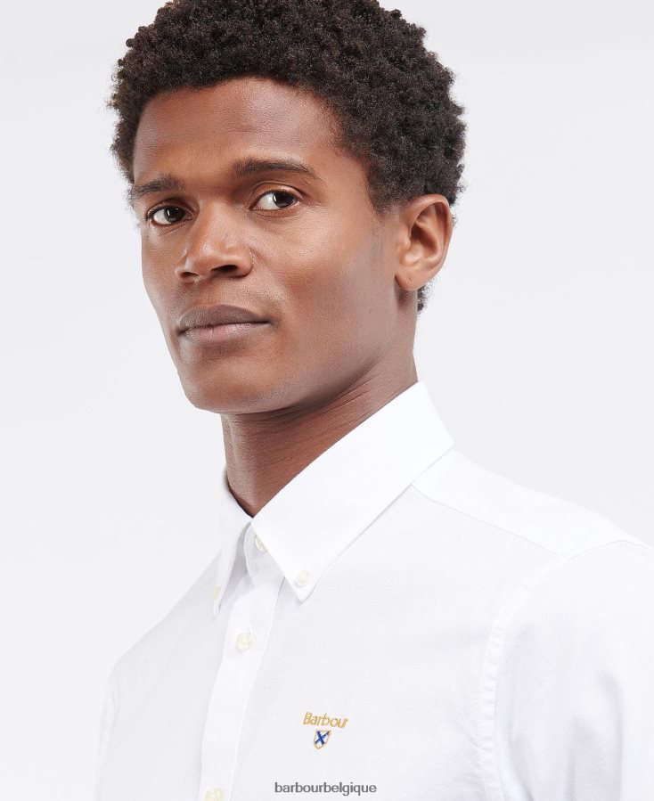 vêtements Barbour chemise camford sur mesure marine classique Hommes T2L6ZP372