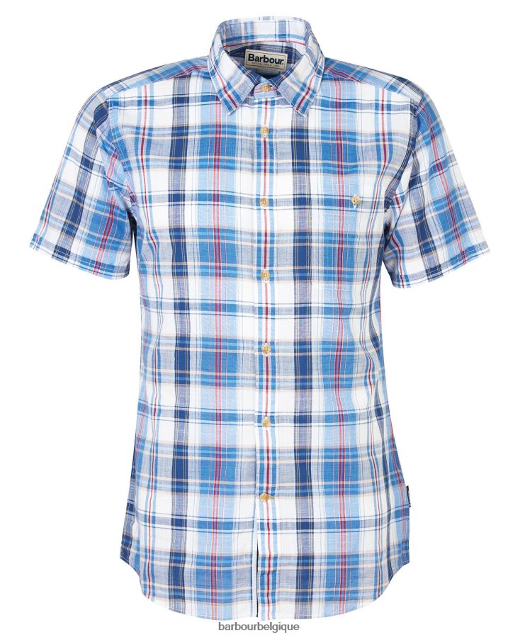 vêtements Barbour chemise à carreaux ramelton bleu moyen Hommes T2L6ZP475