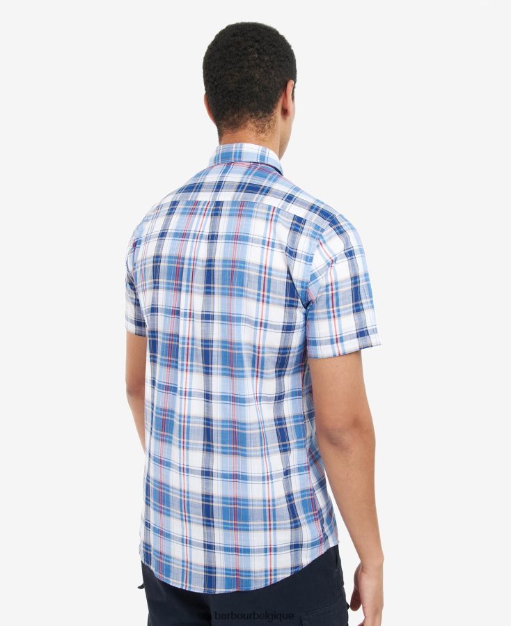 vêtements Barbour chemise à carreaux ramelton bleu moyen Hommes T2L6ZP475