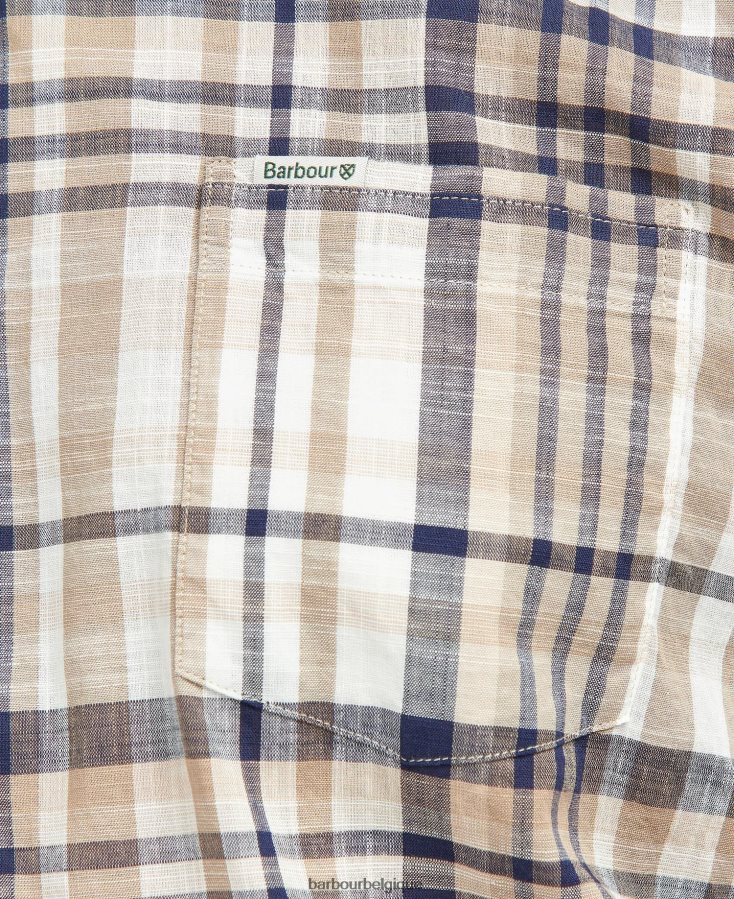 vêtements Barbour chemise à carreaux regular hartley ciel Hommes T2L6ZP305