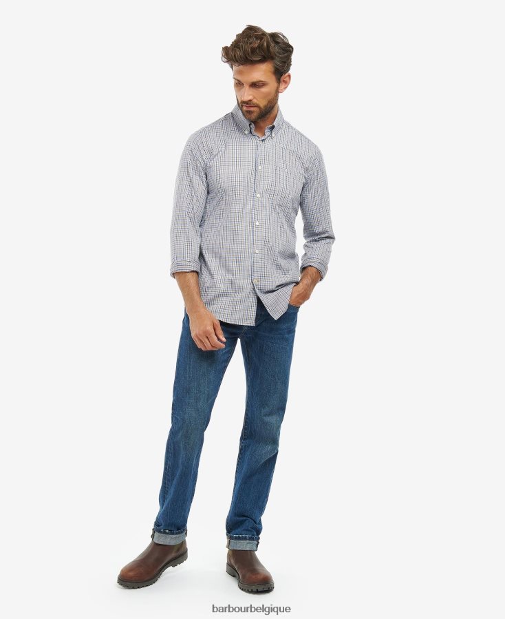 vêtements Barbour chemise à carreaux stanhope performance pierre Hommes T2L6ZP492