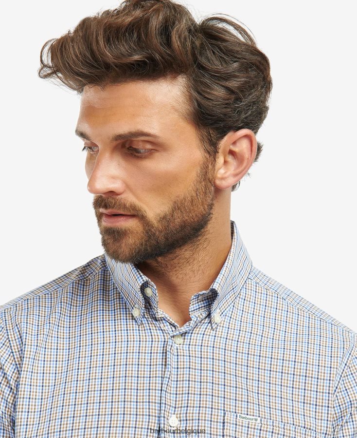 vêtements Barbour chemise à carreaux stanhope performance pierre Hommes T2L6ZP492
