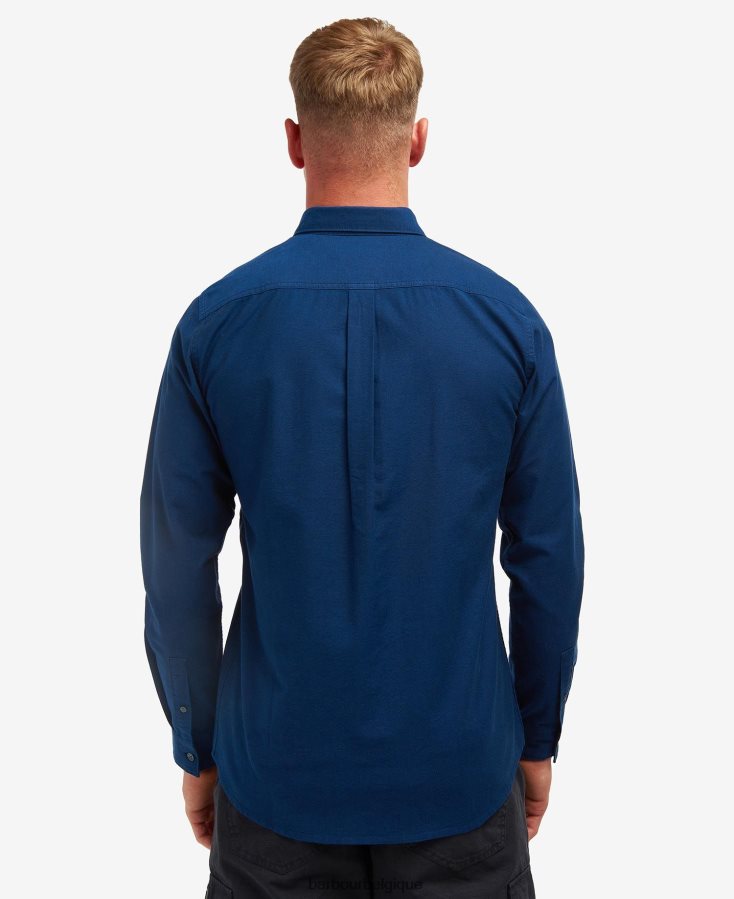 vêtements Barbour chemise cinétique blanc classique Hommes T2L6ZP534