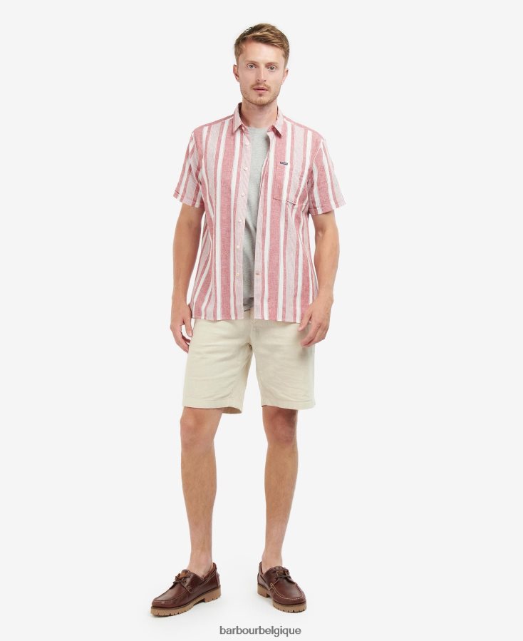 vêtements Barbour chemise classique thewles marine classique Hommes T2L6ZP395