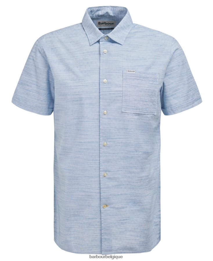 vêtements Barbour chemise d\'été Seawell chambray Hommes T2L6ZP285