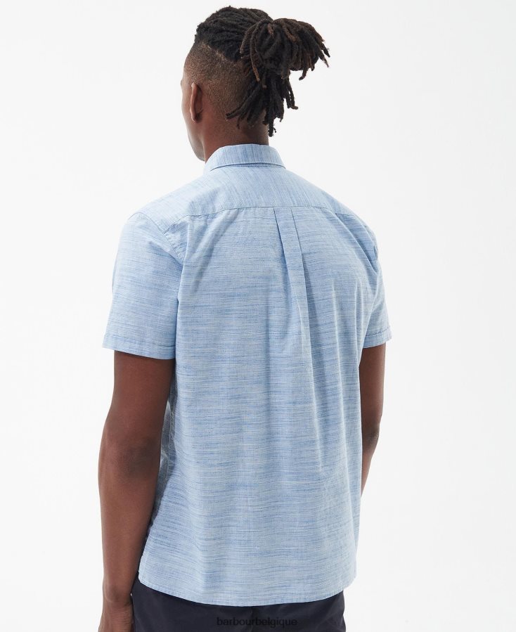 vêtements Barbour chemise d\'été Seawell chambray Hommes T2L6ZP285