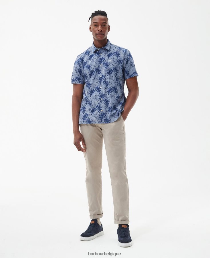 vêtements Barbour chemise d\'été copgrave chambray Hommes T2L6ZP288
