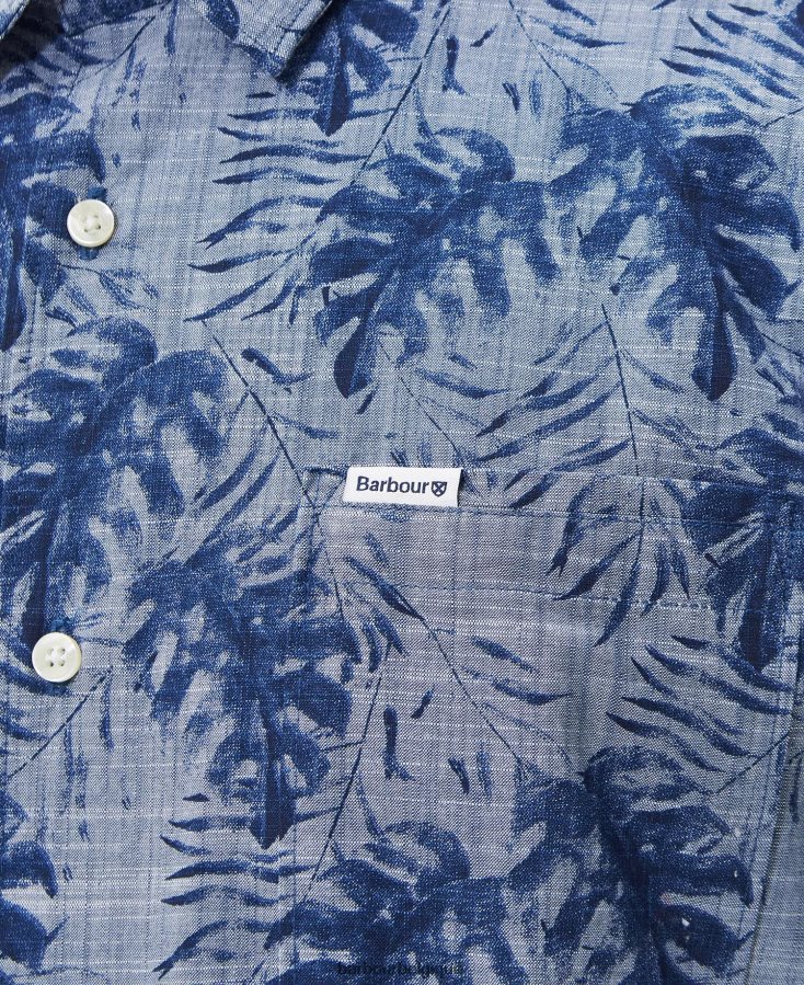 vêtements Barbour chemise d\'été copgrave chambray Hommes T2L6ZP288