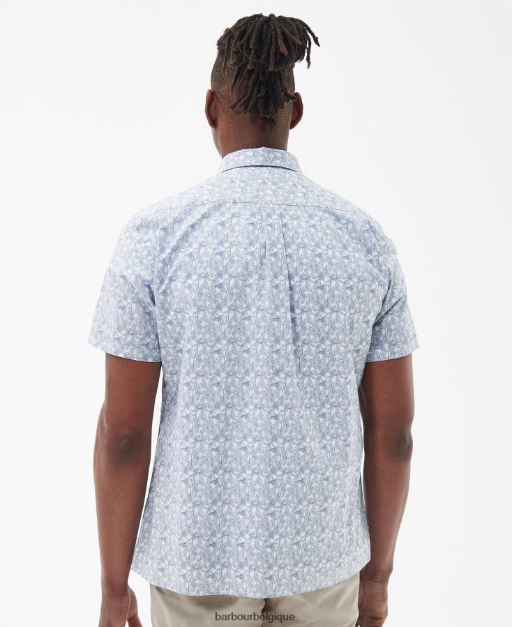 vêtements Barbour chemise d\'été lowick regular murmure blanc Hommes T2L6ZP315