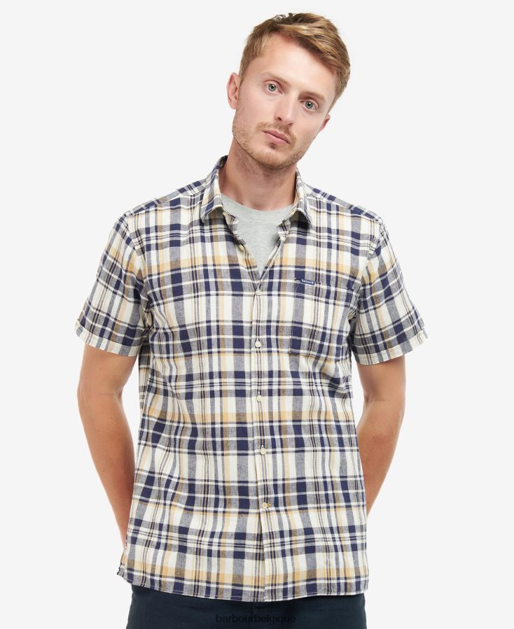 vêtements Barbour chemise d\'été à manches courtes Bodmin olive Hommes T2L6ZP421