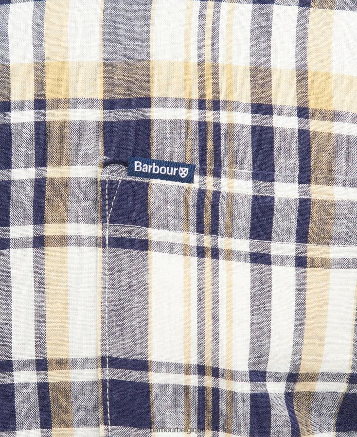 vêtements Barbour chemise d\'été à manches courtes Bodmin olive Hommes T2L6ZP421